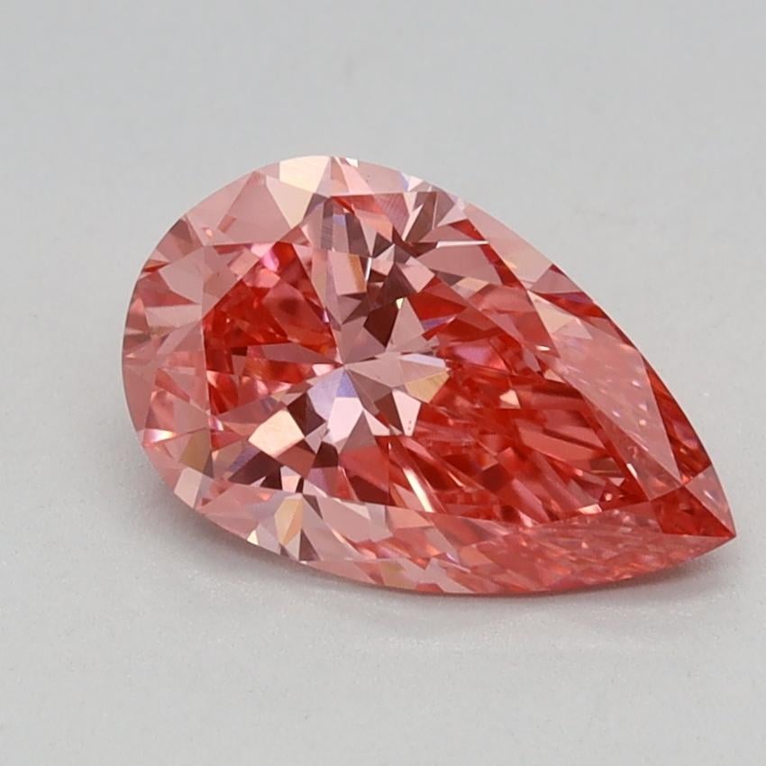 0.95 Ct. Fancy Vivid Pink Pear Lab Grown Diamond