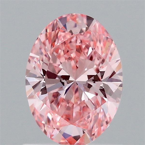 1.01 Ct. Fancy Vivid Pink Oval Lab Grown Diamond
