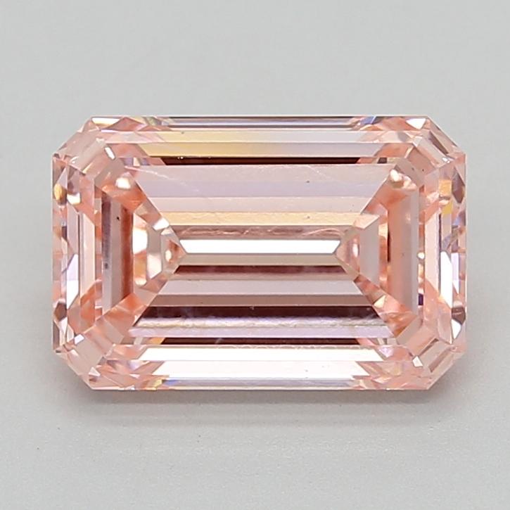 3.66 Ct. Fancy Intense  Pink Emerald Lab Grown Diamond