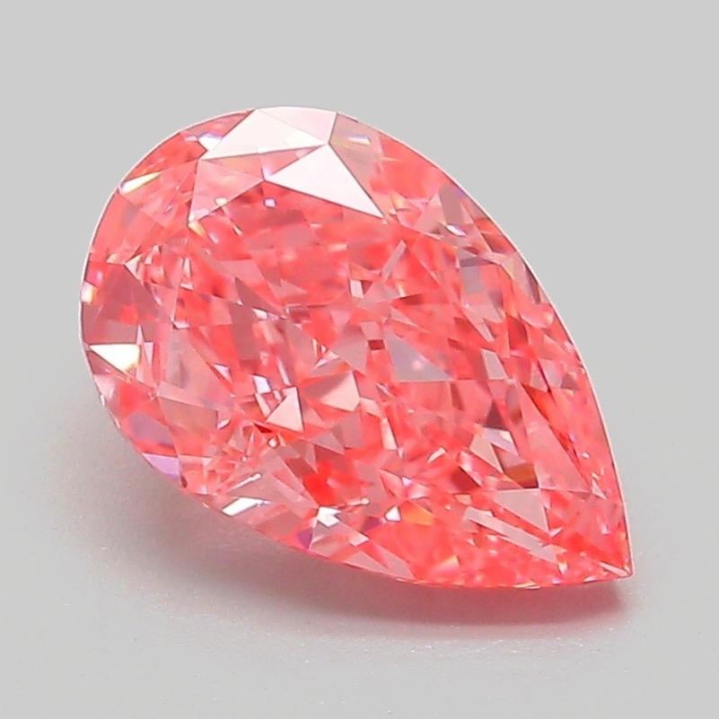 2.07 Ct. Fancy Vivid Pink Pear Lab Grown Diamond