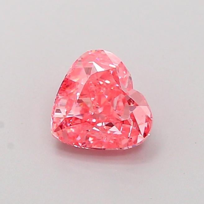 1.00 Ct. Fancy Vivid Pink Heart Lab Grown Diamond
