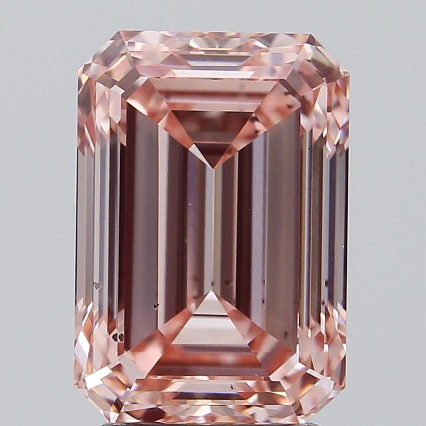 3.01 Ct. Fancy Intense Pink Emerald Lab Grown Diamond