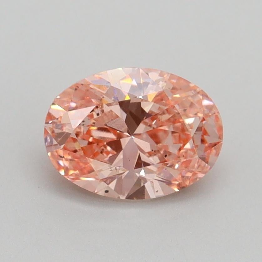 1.01 Ct. Fancy Intense Pink Oval Lab Grown Diamond