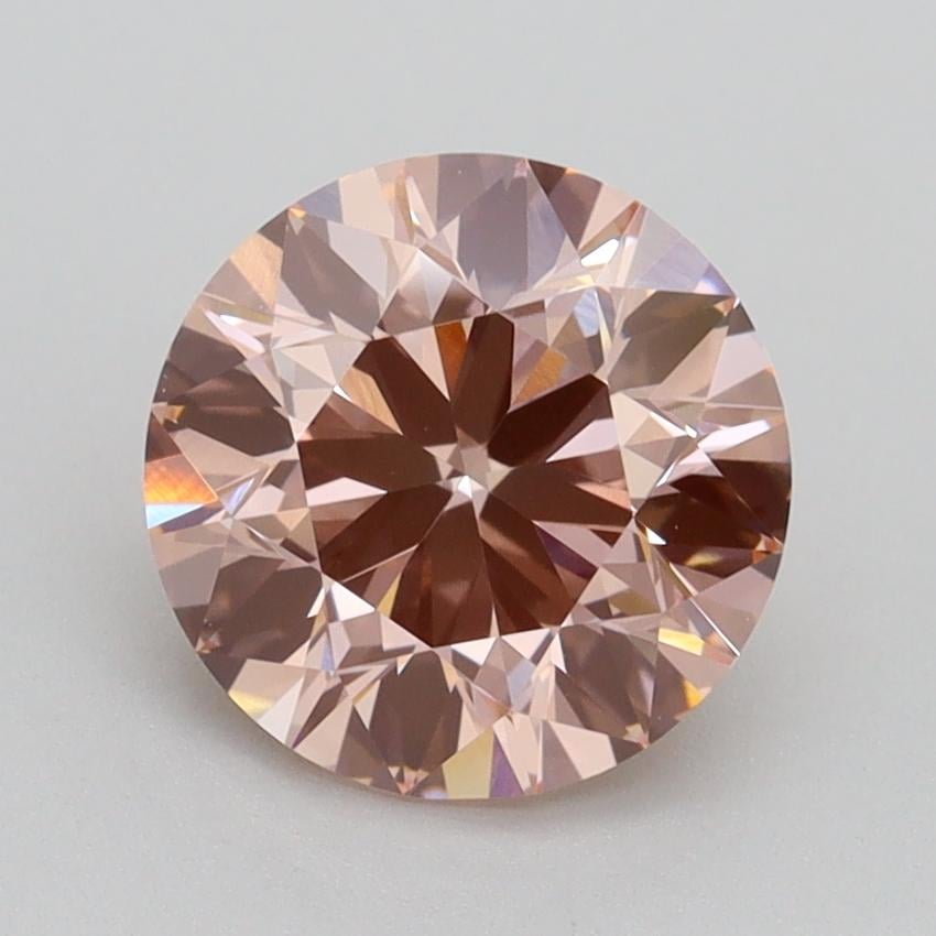 2.00 Ct. Fancy Intense Pink Round Lab Grown Diamond