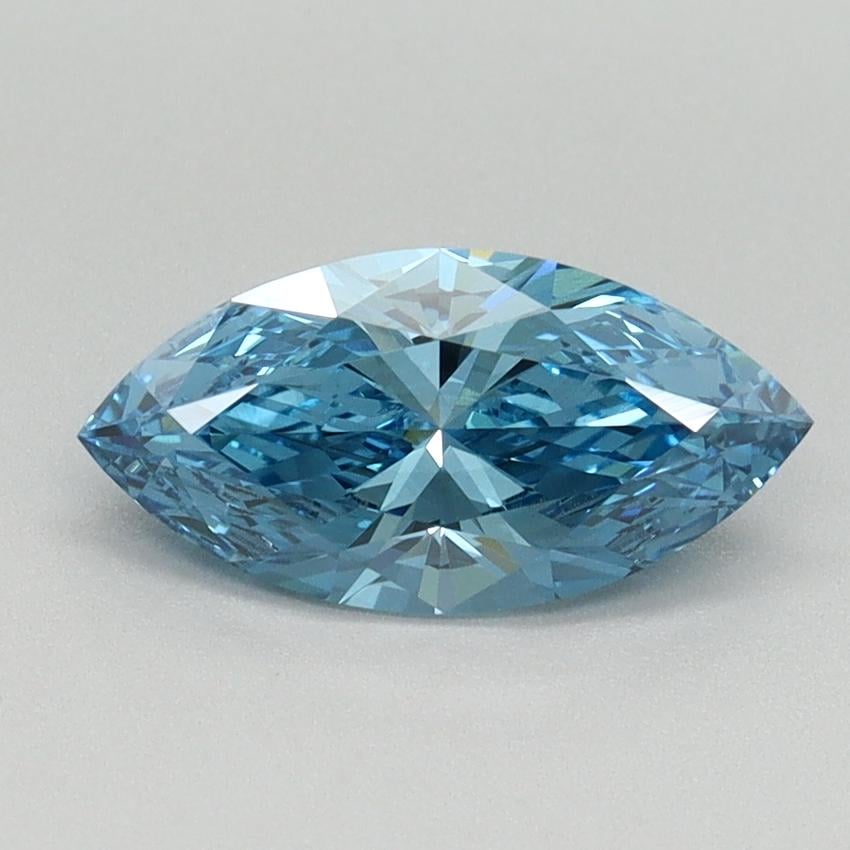1.04 Ct. Fancy Vivid Blue Marquise Lab Grown Diamond