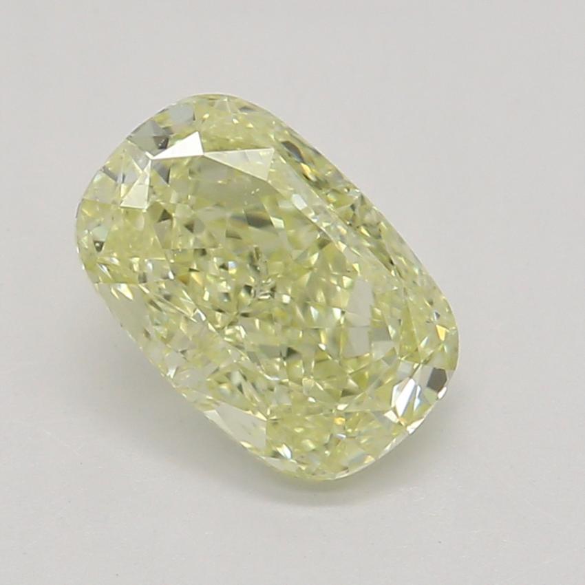 0.70 Ct. Fancy Light Yellow Cushion Diamond