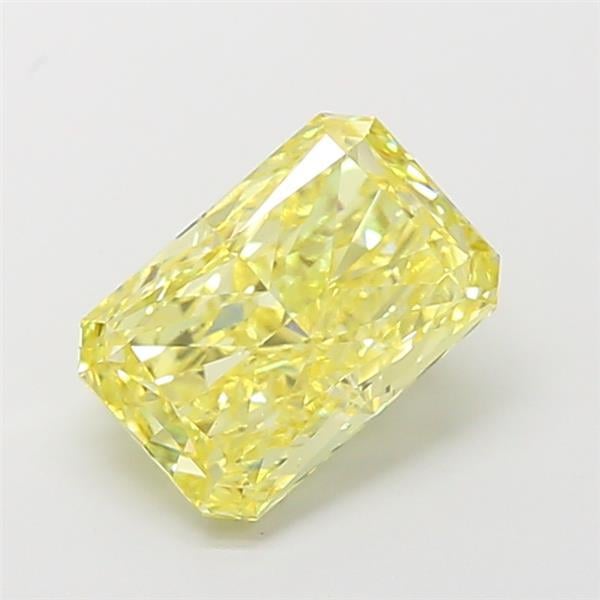 3.03 Ct. Fancy Intense  Yellow Radiant Lab Grown Diamond