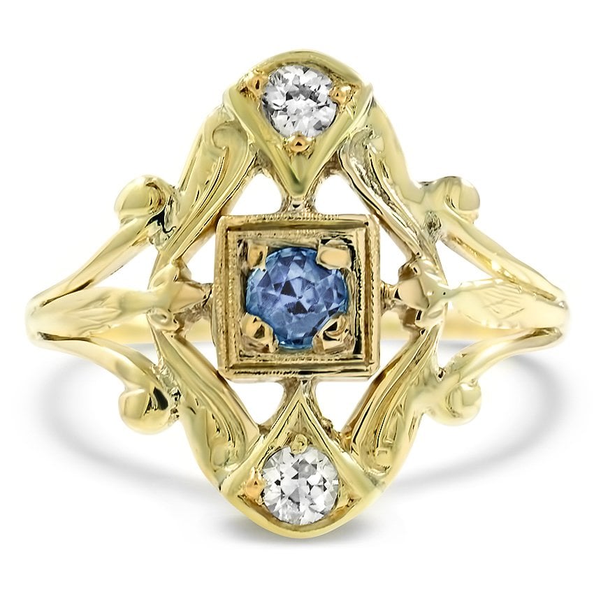 Victorian Sapphire Vintage Ring