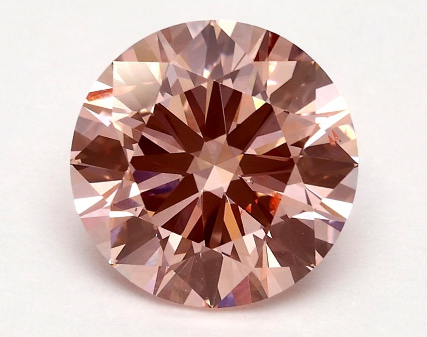 2.03 Ct. Fancy Vivid Pink Round Lab Grown Diamond