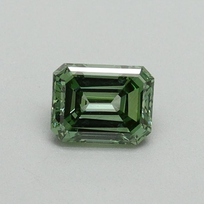 0.37 Ct. Fancy Vivid Green Emerald Lab Grown Diamond