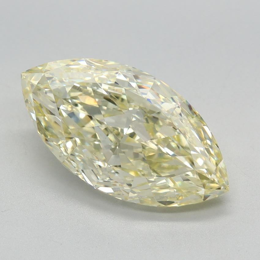 3.05 Ct. Fancy Yellow Marquise Lab Grown Diamond