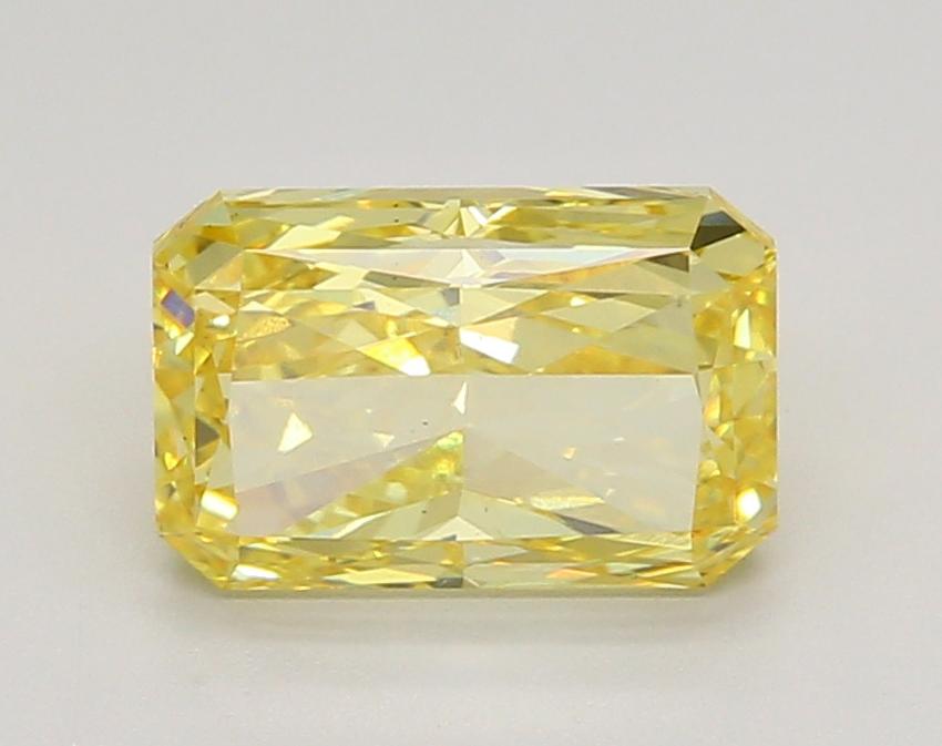 2.23 Ct. Fancy Vivid Yellow Radiant Lab Grown Diamond