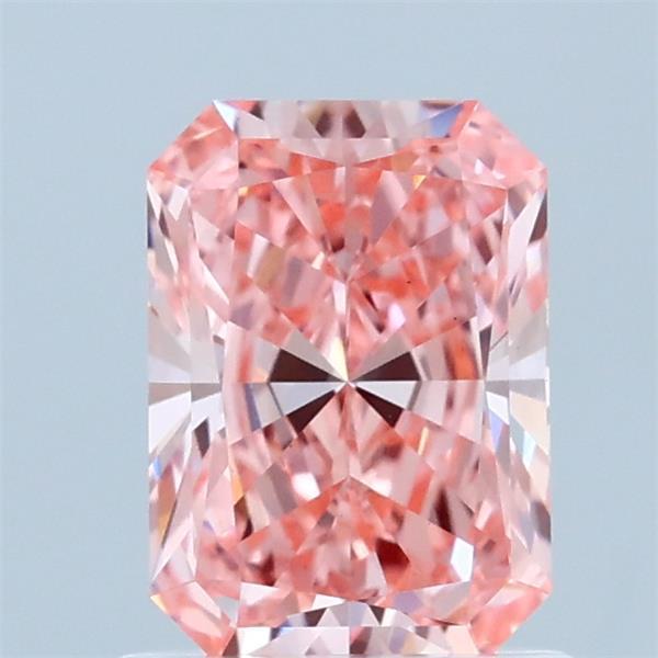 1.10 Ct. Fancy Vivid Pink Radiant Lab Grown Diamond