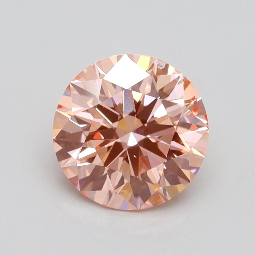 1.50 Ct. Fancy Intense Pink Round Lab Grown Diamond
