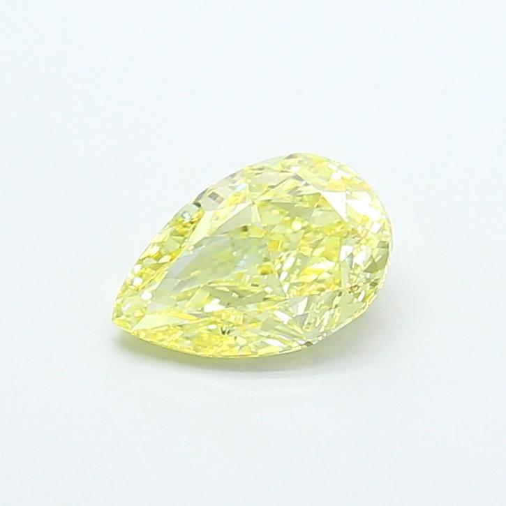0.97 Ct. Fancy Yellow Pear Lab Grown Diamond