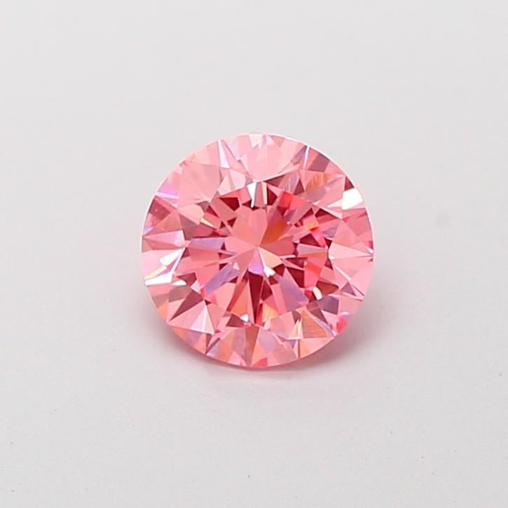 1.00 Ct. Fancy Vivid Pink Round Lab Grown Diamond