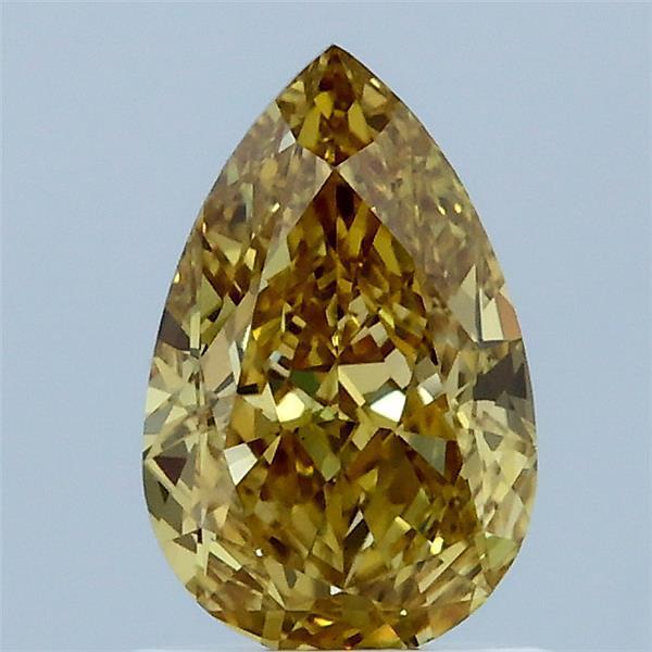 1.13 Ct. Fancy Intense Yellow Pear Lab Grown Diamond