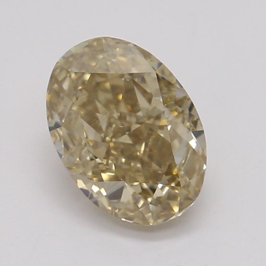 0.65 Ct. Fancy Brown-Yellow Oval Diamond
