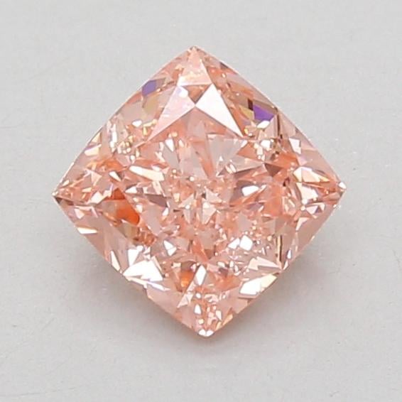 1.06 Ct. Fancy Vivid Pink Cushion Lab Grown Diamond