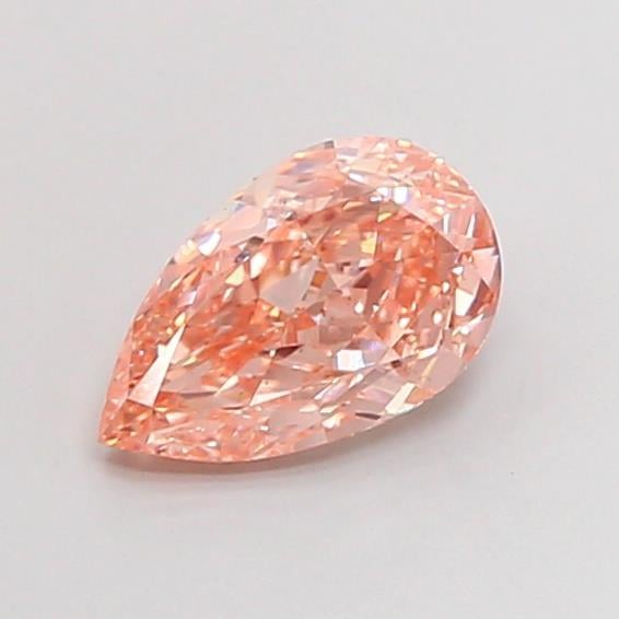 1.51 Ct. Fancy Orange Pear Lab Grown Diamond