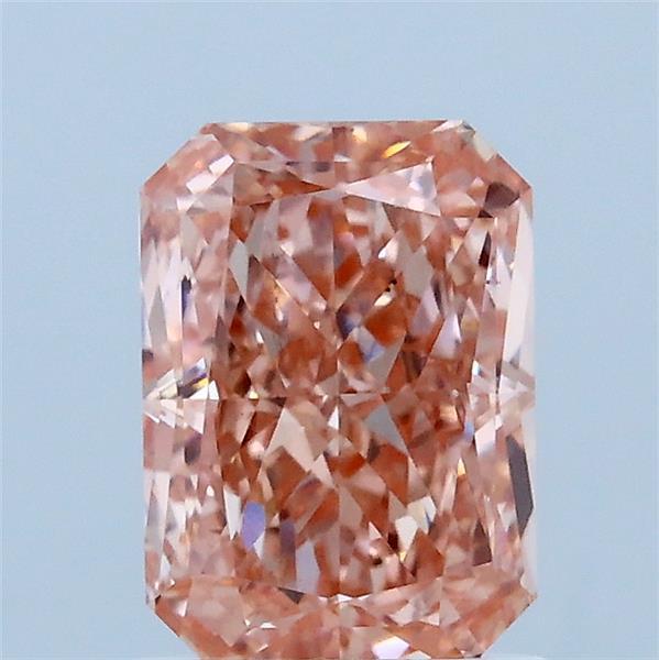 1.56 Ct. Fancy Intense Pink Radiant Lab Grown Diamond