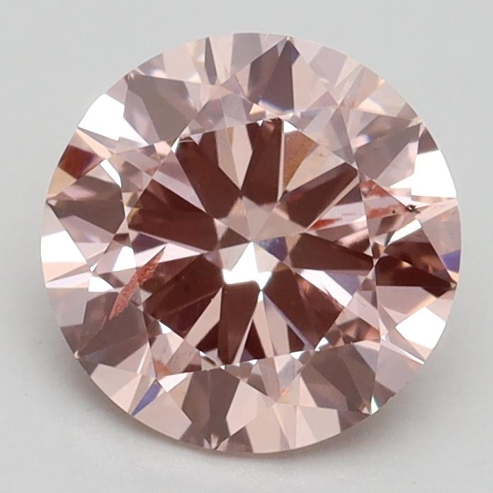 1.8 Ct. Fancy Intense Pink Round Lab Grown Diamond