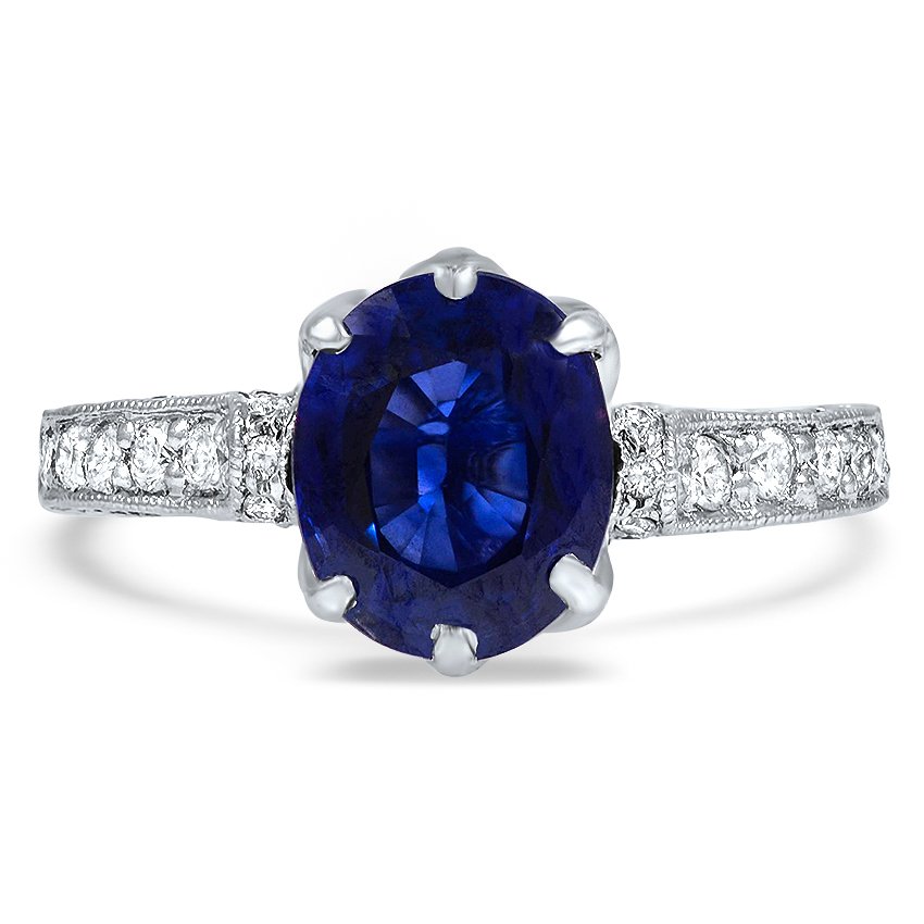 Modern Sapphire Vintage Ring | Archibald | Brilliant Earth