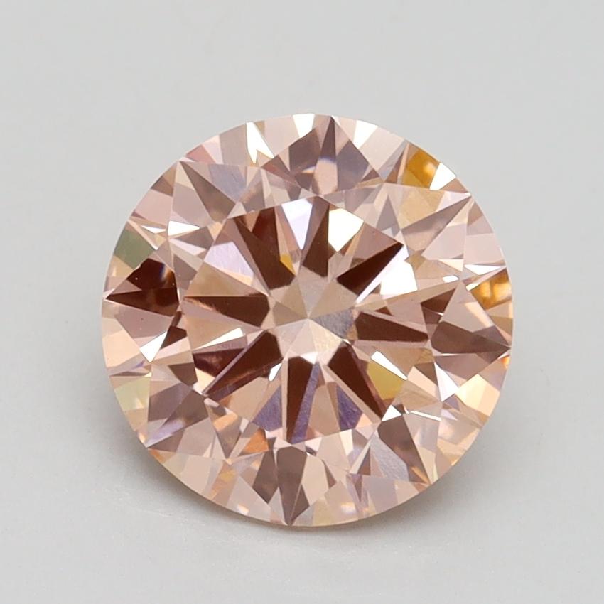 2.00 Ct. Fancy Intense Pink Round Lab Grown Diamond