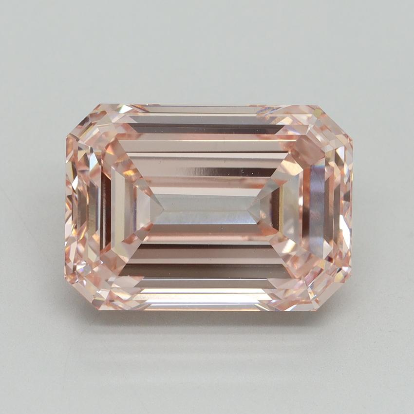 8.70 Ct. Fancy Intense Pink Emerald Lab Grown Diamond