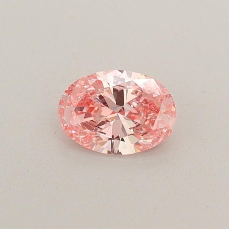0.30 Ct. Fancy Vivid  Pink Oval Lab Grown Diamond