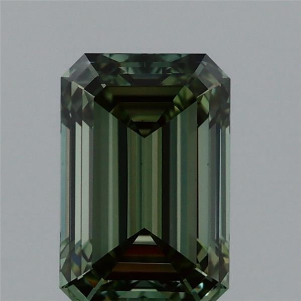 1.01 Ct. Fancy Vivid Green Emerald Lab Grown Diamond
