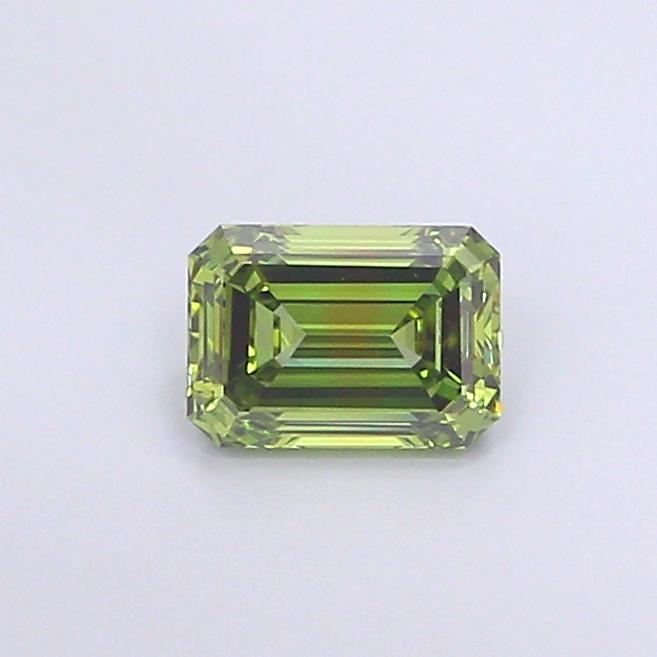 1.07 Ct. Fancy Vivid Green Emerald Lab Grown Diamond