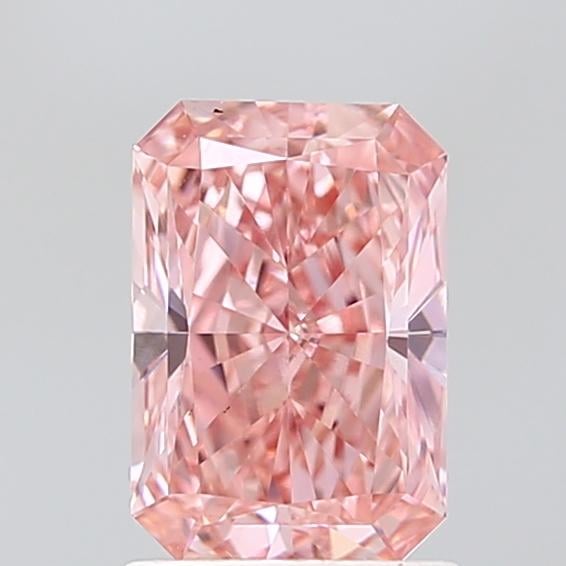 1.51 Ct. Fancy Vivid Pink Radiant Lab Grown Diamond