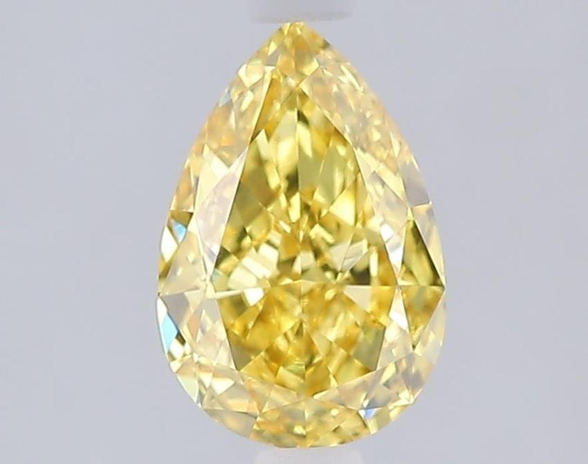 1.58 Ct. Fancy Vivid Yellow Yellow Pear Lab Grown Diamond