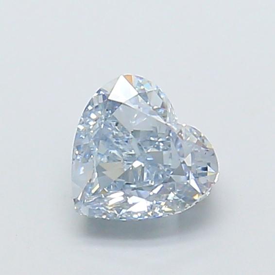 1.03 Ct. Fancy Light Gray Blue Heart Lab Grown Diamond
