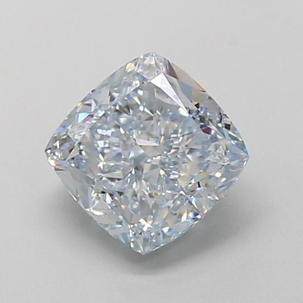 1.64 Ct. Fancy Intense  Blue Cushion Lab Grown Diamond