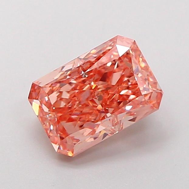 2.02 Ct. Fancy Intense Brownish Pink Radiant Lab Grown Diamond