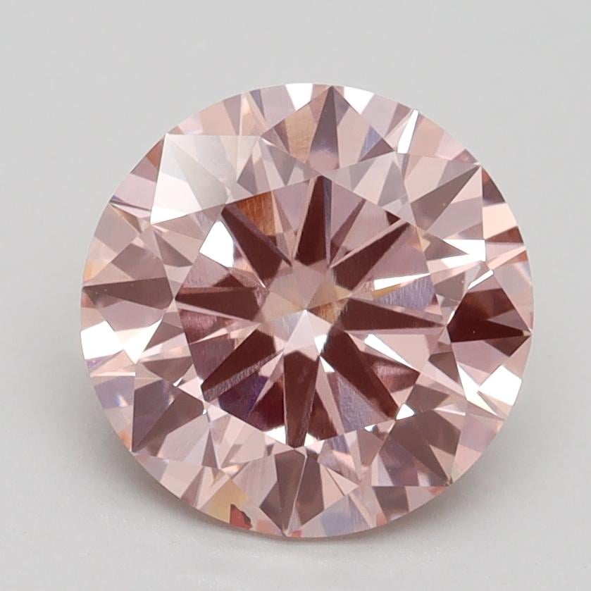 2.30 Ct. Fancy Intense Pink Round Lab Grown Diamond