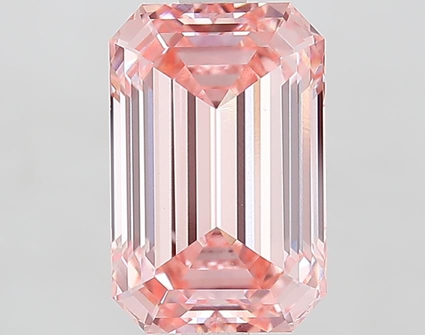 3.02 Ct. Fancy Intense Pink Emerald Lab Grown Diamond
