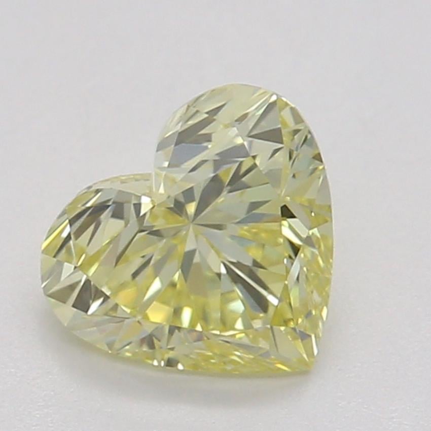 0.51 Ct. Fancy Intense Yellow Heart Diamond