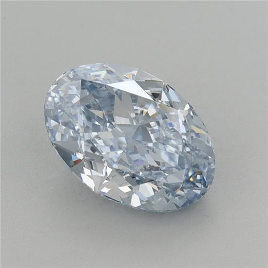 1.99 Ct. Fancy Intense Blue Oval Lab Grown Diamond