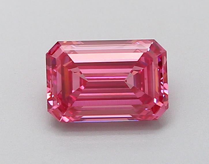 1.18 Ct. Fancy Vivid  Pink Emerald Lab Grown Diamond