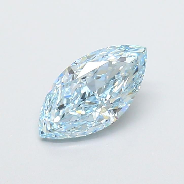 1.54 Ct. Fancy Intense  Blue Marquise Lab Grown Diamond