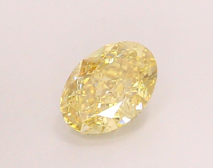 1.04 Ct. Fancy Grayish Yellow Oval Lab Grown Diamond