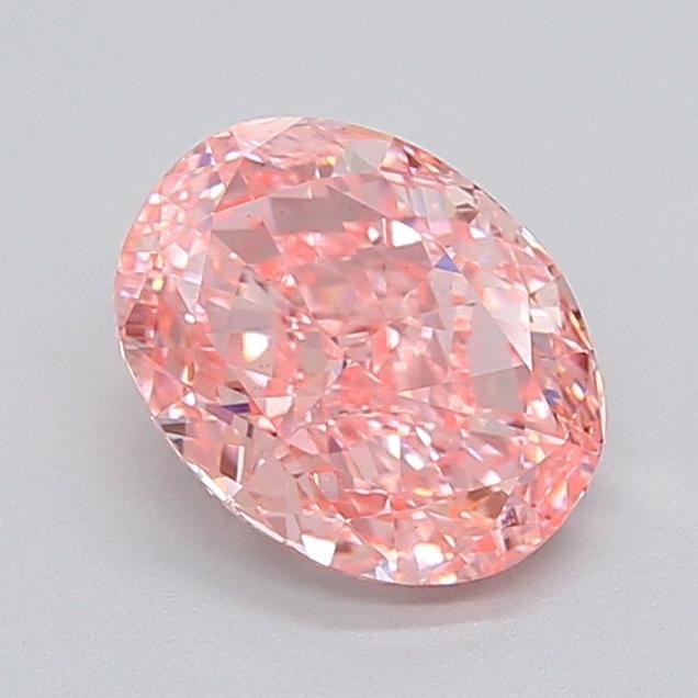 2.05 Ct. Fancy Vivid  Pink Oval Lab Grown Diamond
