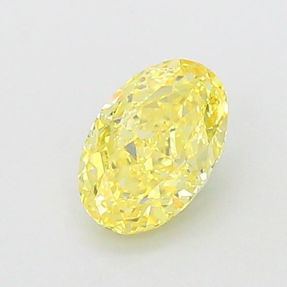 1.07 Ct. Fancy Intense Yellow Oval Lab Grown Diamond