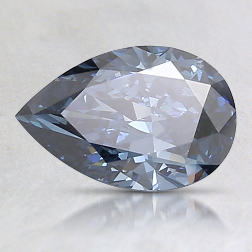 1.02 Ct. Fancy Deep Blue Pear Lab Created Diamond