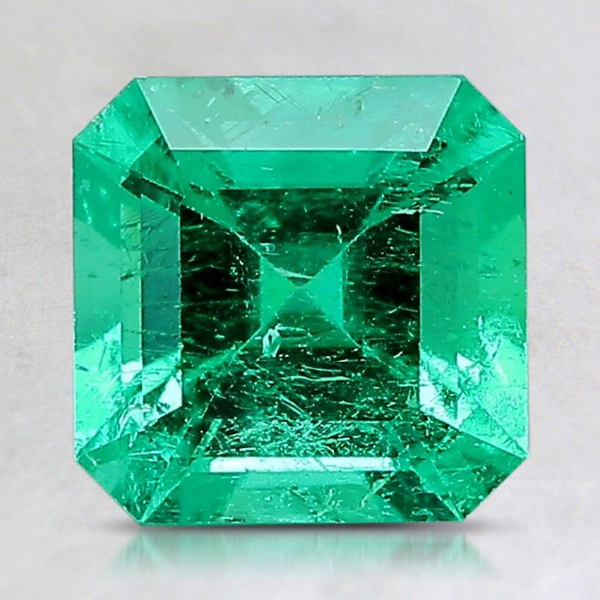 7.7x7.6mm Asscher Colombian Emerald