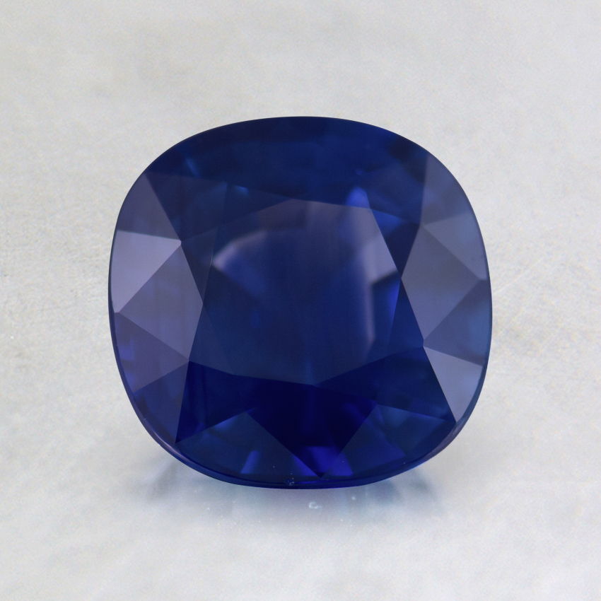 6.5mm Premium Medium Blue Cushion Sapphire
