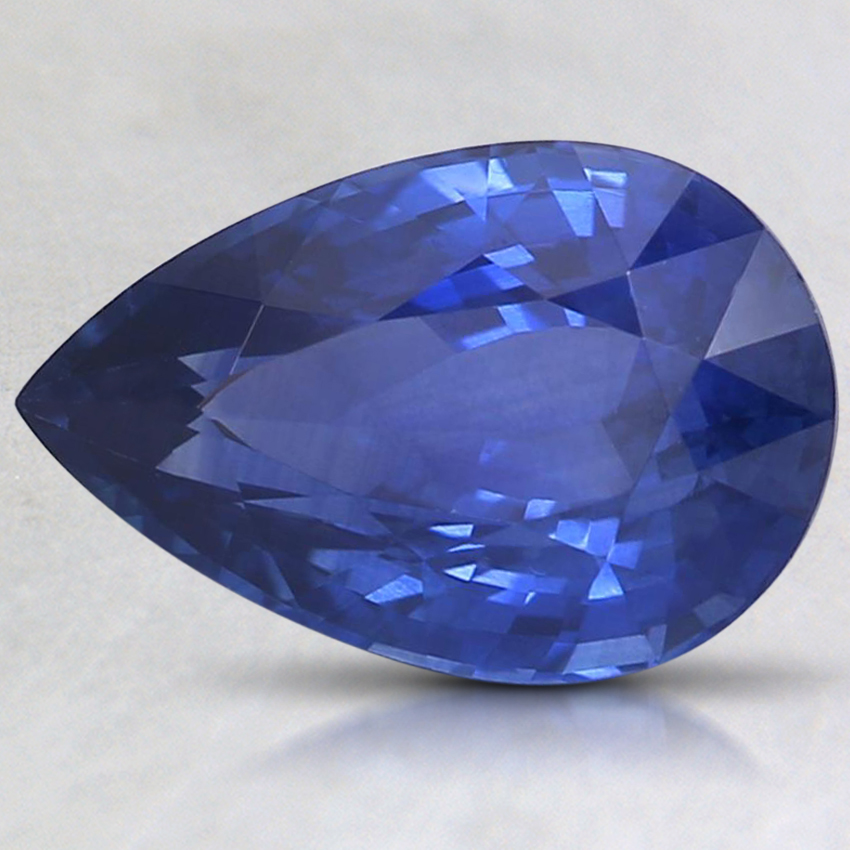 9.8x6.5mm Premium Blue Pear Sapphire